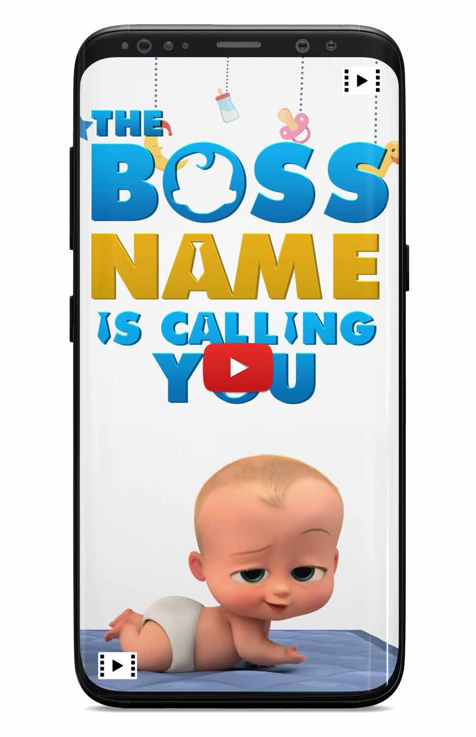 The Boss Baby invitation video