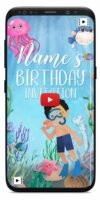 Under the Sea birthday invitation video