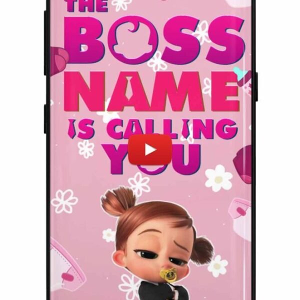 Boss Baby Girl Invitation Video