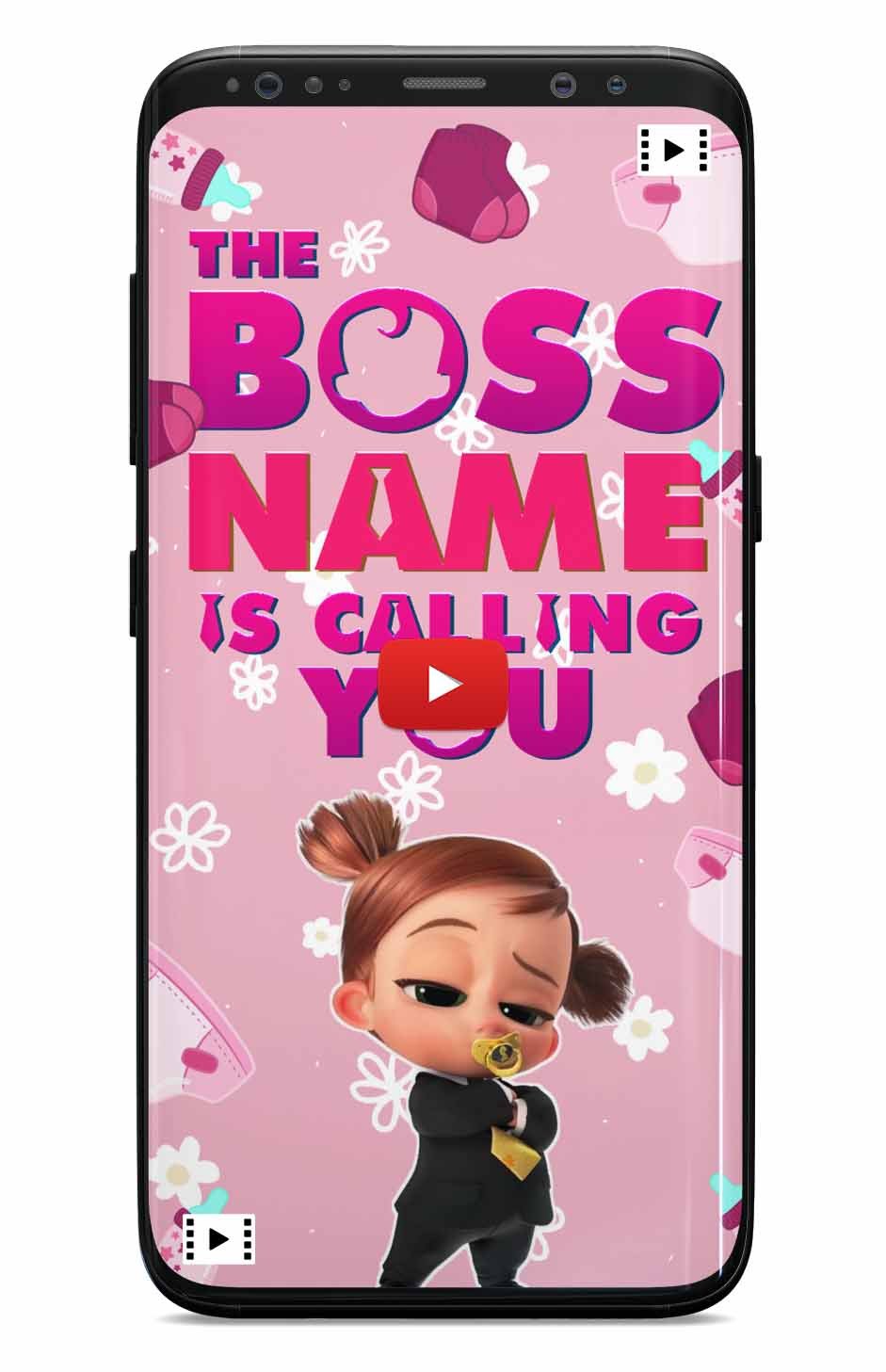 Boss Baby Girl Invitation Video