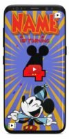 Mickey Mouse Birthday Invitation Video_V-1