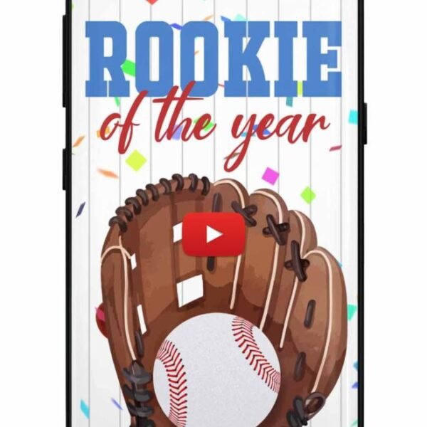 Baseball Birthday Invitation Video