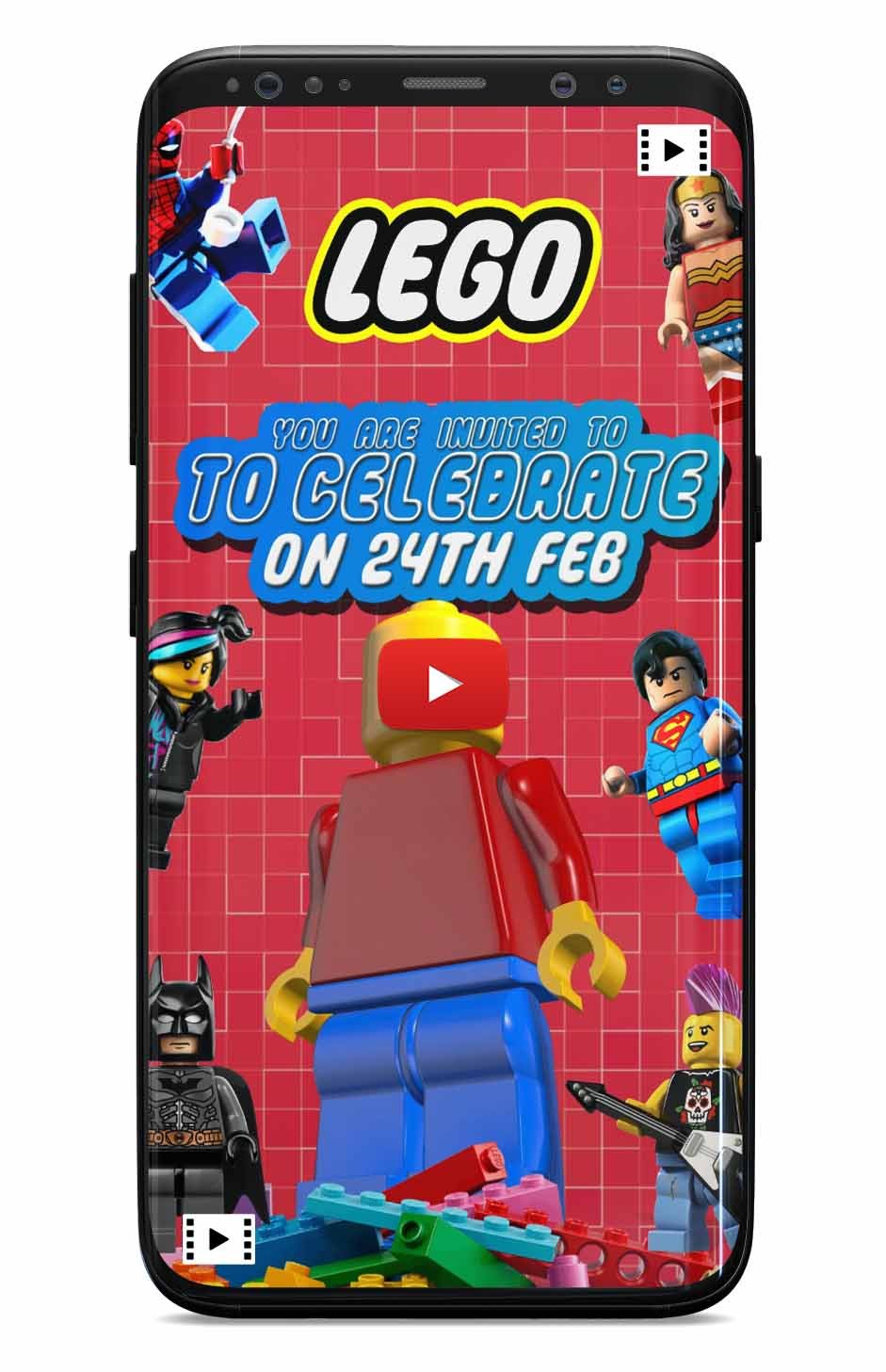 Lego Birthday Invitation Video