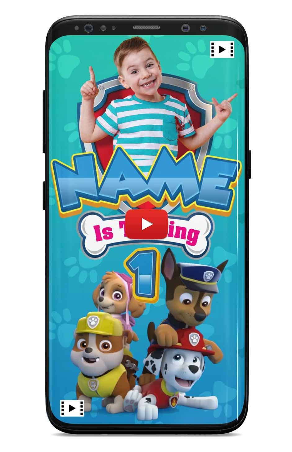 Paw Patrol Birthday Invitation Video