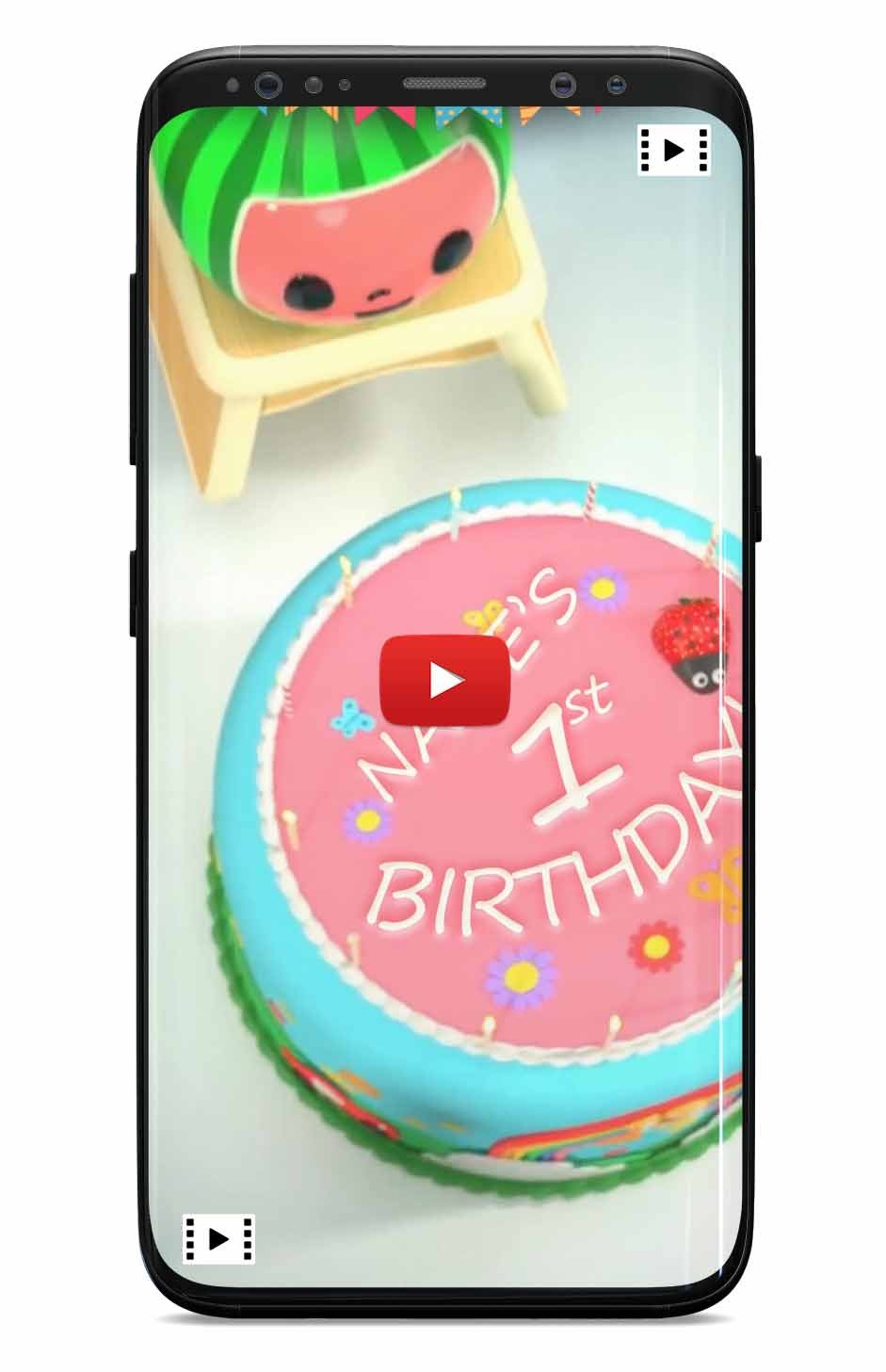 Wheel on Cocomelon Birthday Invitation Video