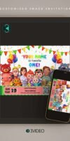 Cocomelon invitation card_V-5