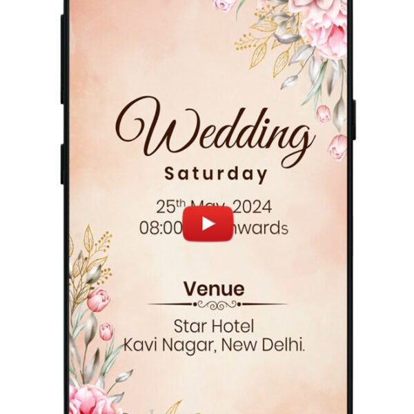 Flora Wedding Invitation -3VF02