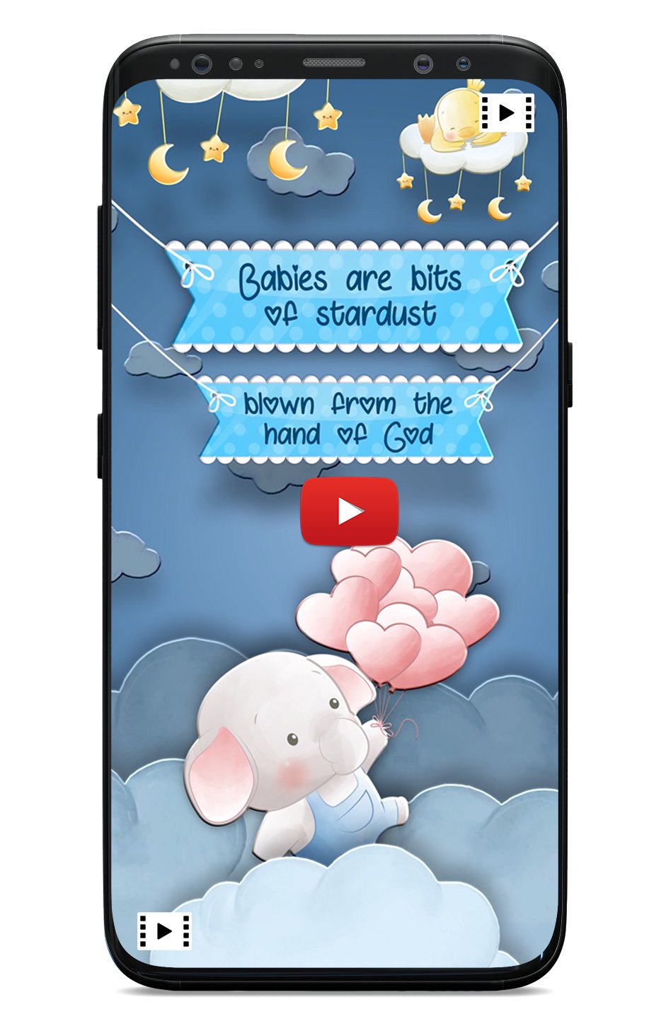 Bloom Baby Shower Invitation Video_3VPS-V01