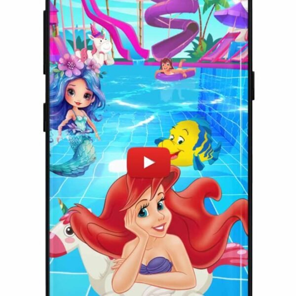 Mermaid Pool Party Birthday Invitation Video