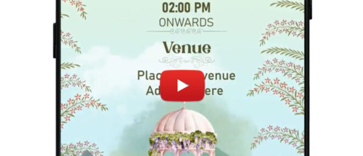 Wedding Invitation video