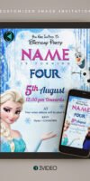 Frozen Birthday Invitation Card online