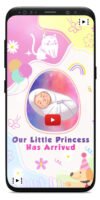 Rainbow Naming Ceremony Invitation Video