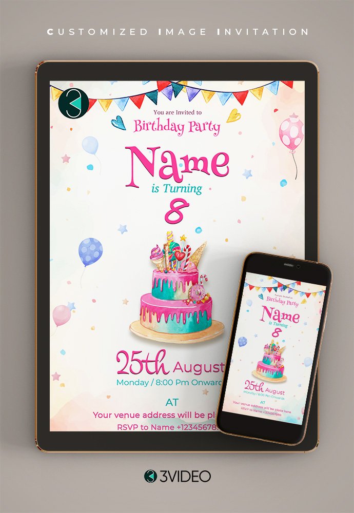 Birthday Invitation Card online