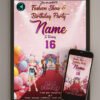 Fashion Birthday Invitation Card