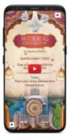 Rajasthani Wedding Invitation Video Blue light