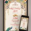 Ring ceremony invitation card