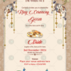 Ring ceremony invitation card