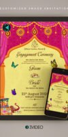 Engagement & Ring Ceremony Invitation Image Card