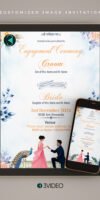 Engagement & Ring Ceremony Invitation Image Card