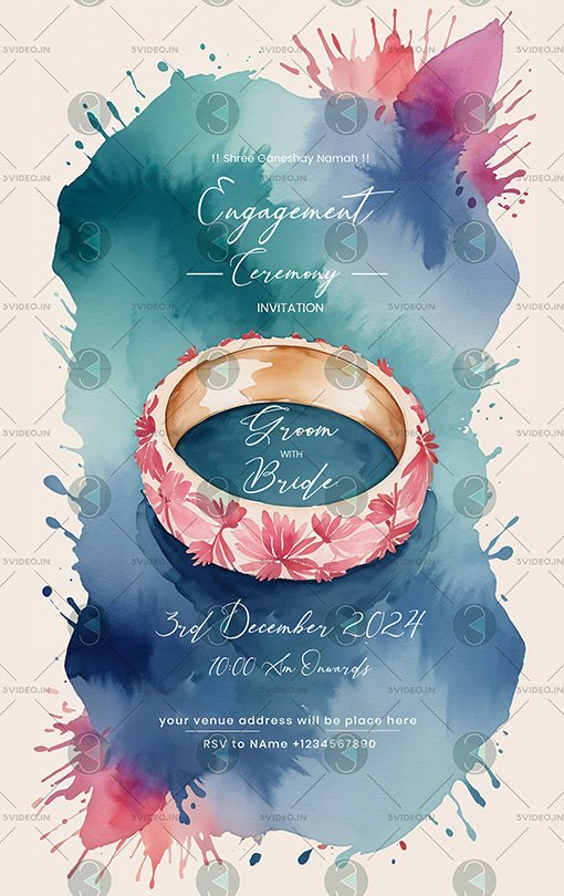 Ring ceremony e-card maker online