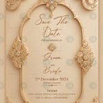 wedding save the date card