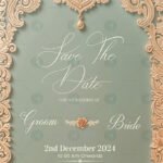 wedding save the date card