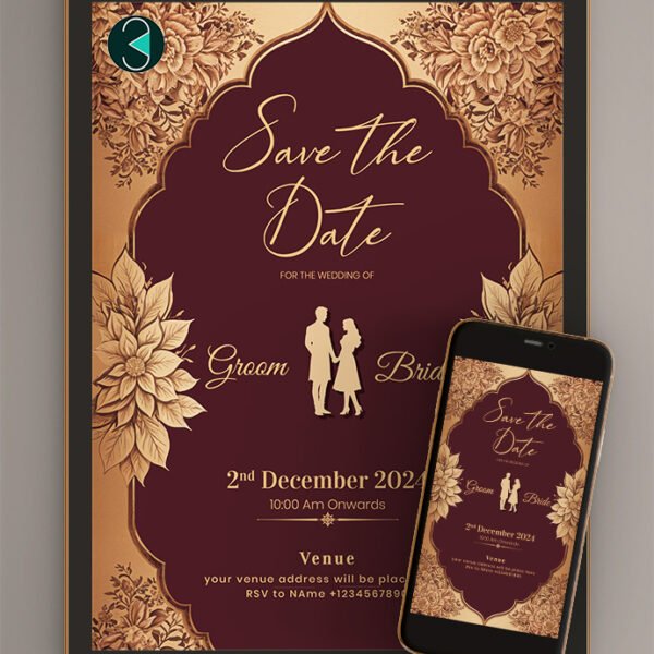 Save The Date E-Card for wedding_V4