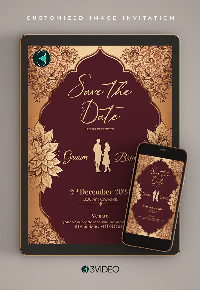 Save The Date E-Card for wedding_V4