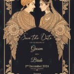 Save The Date Card for wedding_V6