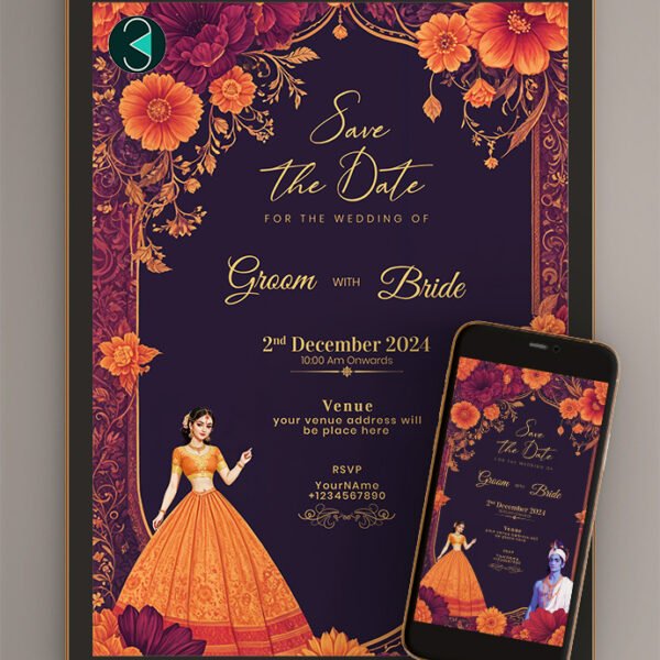 Save The Date E-Card for wedding_V7