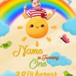 Sunshine Birthday Invitation Card online maker