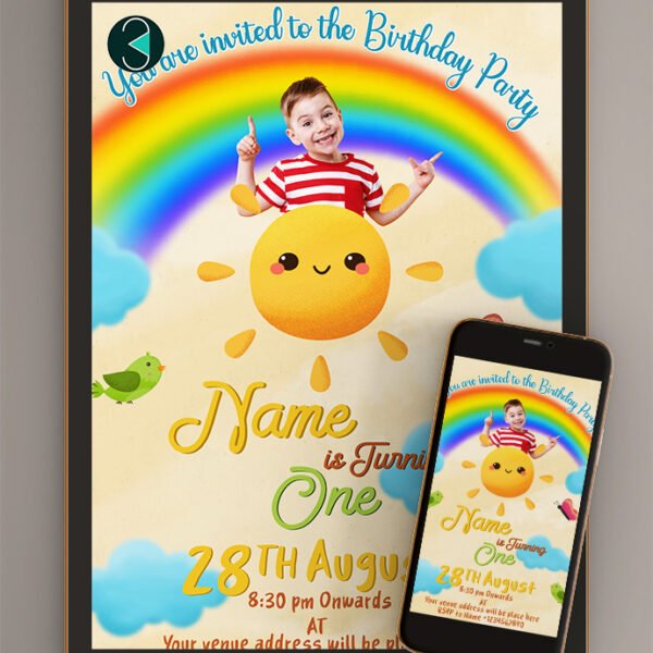 Sunshine Birthday Invitation Card online