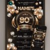 80th Birthday Invitations