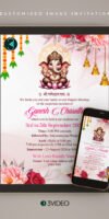 Ganesh Chaturthi Invitation Card Template