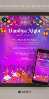 Dandiya night Invitation Card