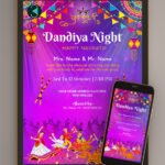 Dandiya night Invitation Card thumbnail