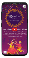 Dandiya Night Navratri  Invitation