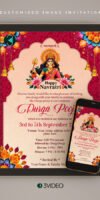 Durga Puja Invitation card