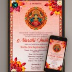 Navratri Pooja Invitation card thumbnail