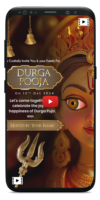 Durga puja Invitation video