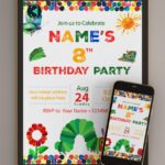 Hungry caterpillar invitations card thumbnail