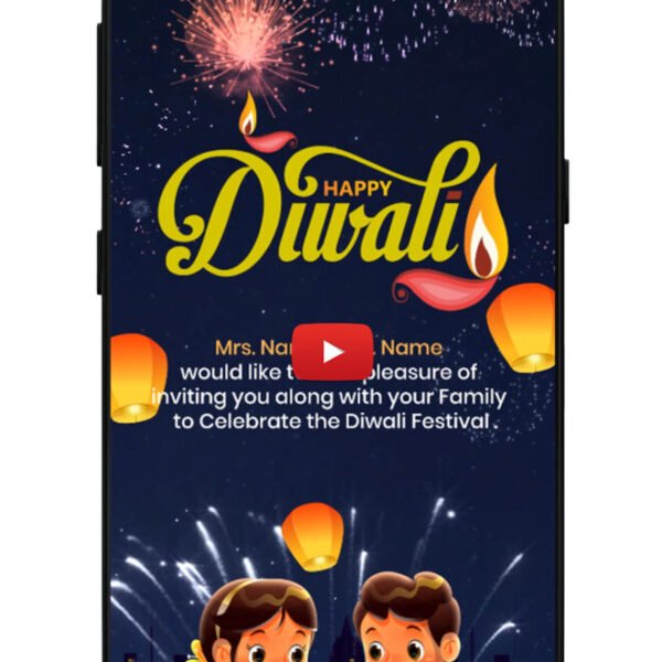 Diwali party invitation video