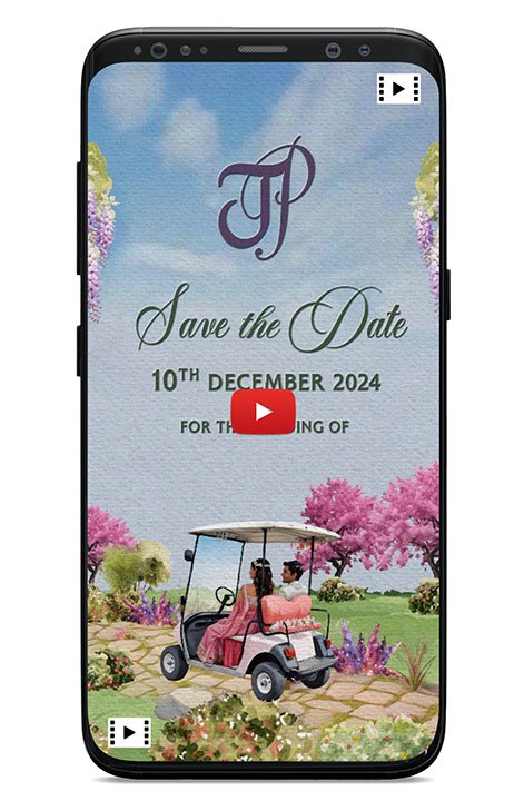 Pink Tree Wedding Save the date video