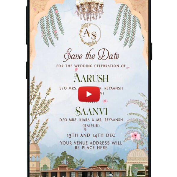 Save the date and wedding invitations