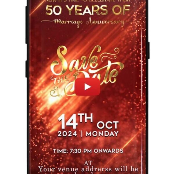 50th anniversary invitation video