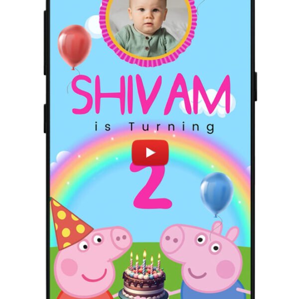 Peppa birthday invitation | Video