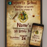 harry potter birthday invitations