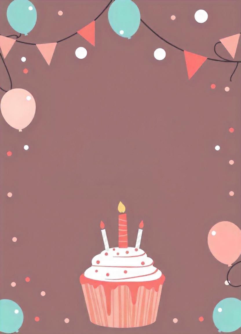 Birthday invitation card background 4