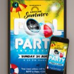 pool party video invitation