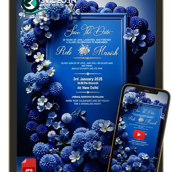 Custom Digital Invitation Card for Celebrations | Video & Image Invite